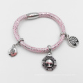 Fabrik Großhandel Stingray Lederarmband mit Custom Made Charms